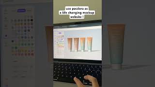 using pacdora to make mockup!