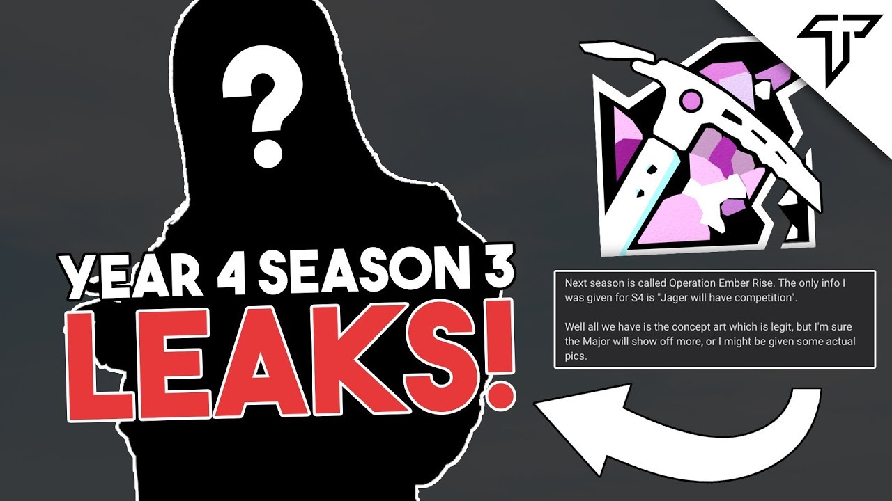 Operation Ember Rise! Year 4 Season 3 Operator Leaks! Rainbow Six Siege News