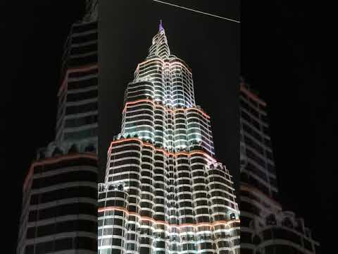 Sreebhumi Burj Khalifa 2021 Today View || Simple light Kolkata Burj Khalifa view Durga puja 2021