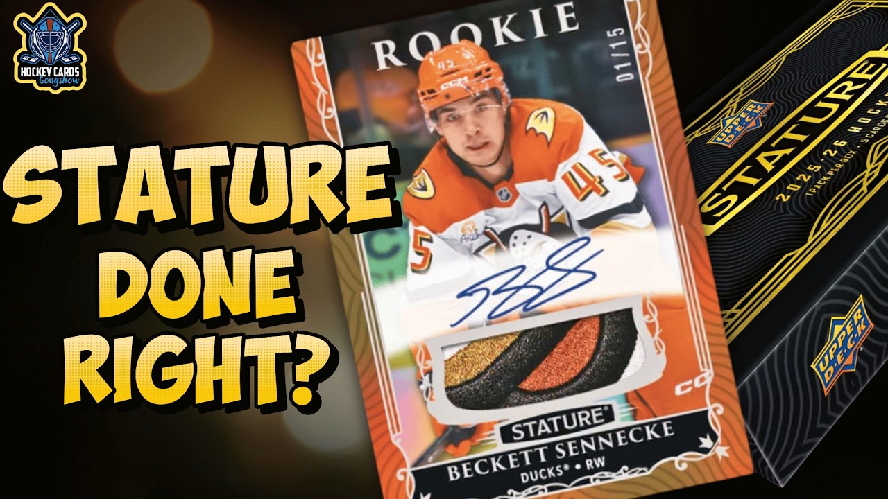 Upper Deck Listened! 2025-26 Stature Returns to What Collectors Love & Celebrini God Box Goes Dark