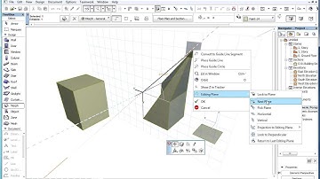 3D Interactions in ARCHICAD - Working With the 3D Editing Plane - 1