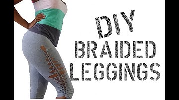 DIY How to  make Cutout Leggings