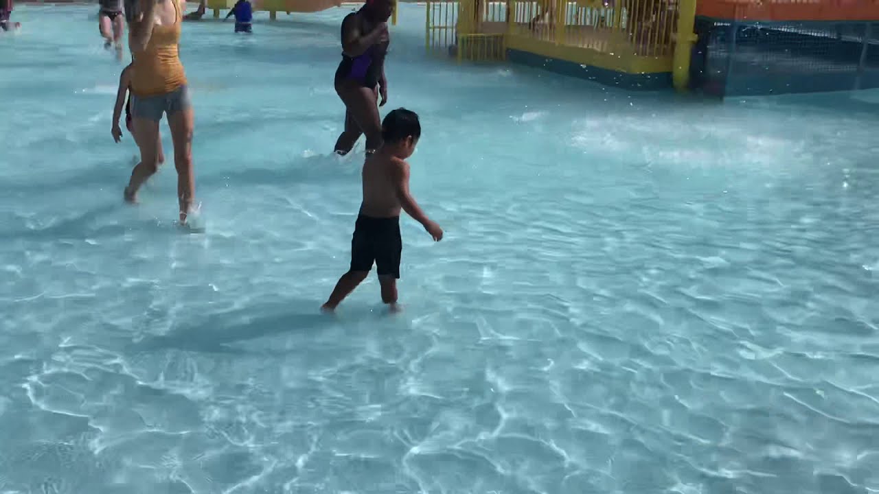 Samuel playing in water park bowling Green Kentucky YouTube