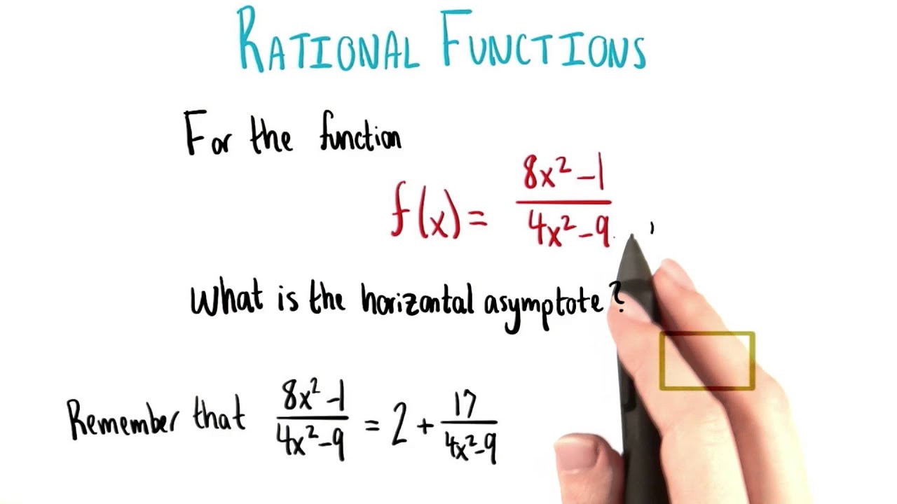 Find the Horizontal Asymptote - College Algebra - YouTube