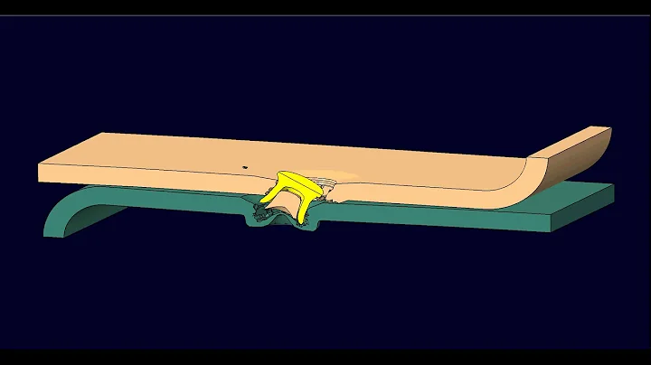 Shear test (Solid-Sheets/Solid-Rivet Animation)