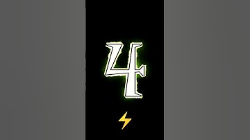 Fiery Yellow Glow Numbers Animation | Countdown Effect (1–5)⚡ #animation #art #funny #blackscreen