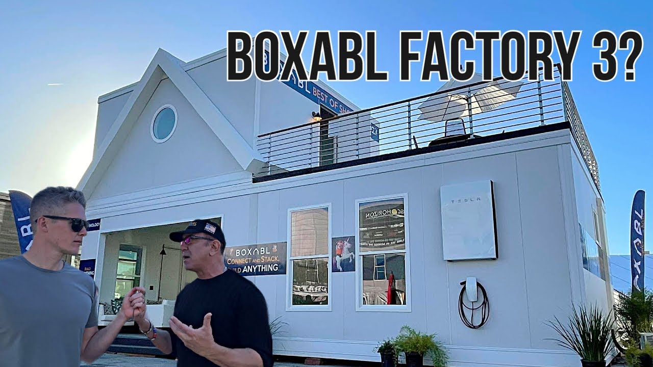 BOXABL Released a Full Size PREFAB HOME right before Announcing a NEW Factory!