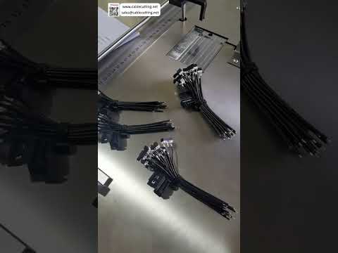 Custom Nylon Cable Tie Machine  Special Jig Design for Unique Connector Heads Processing - Shorts