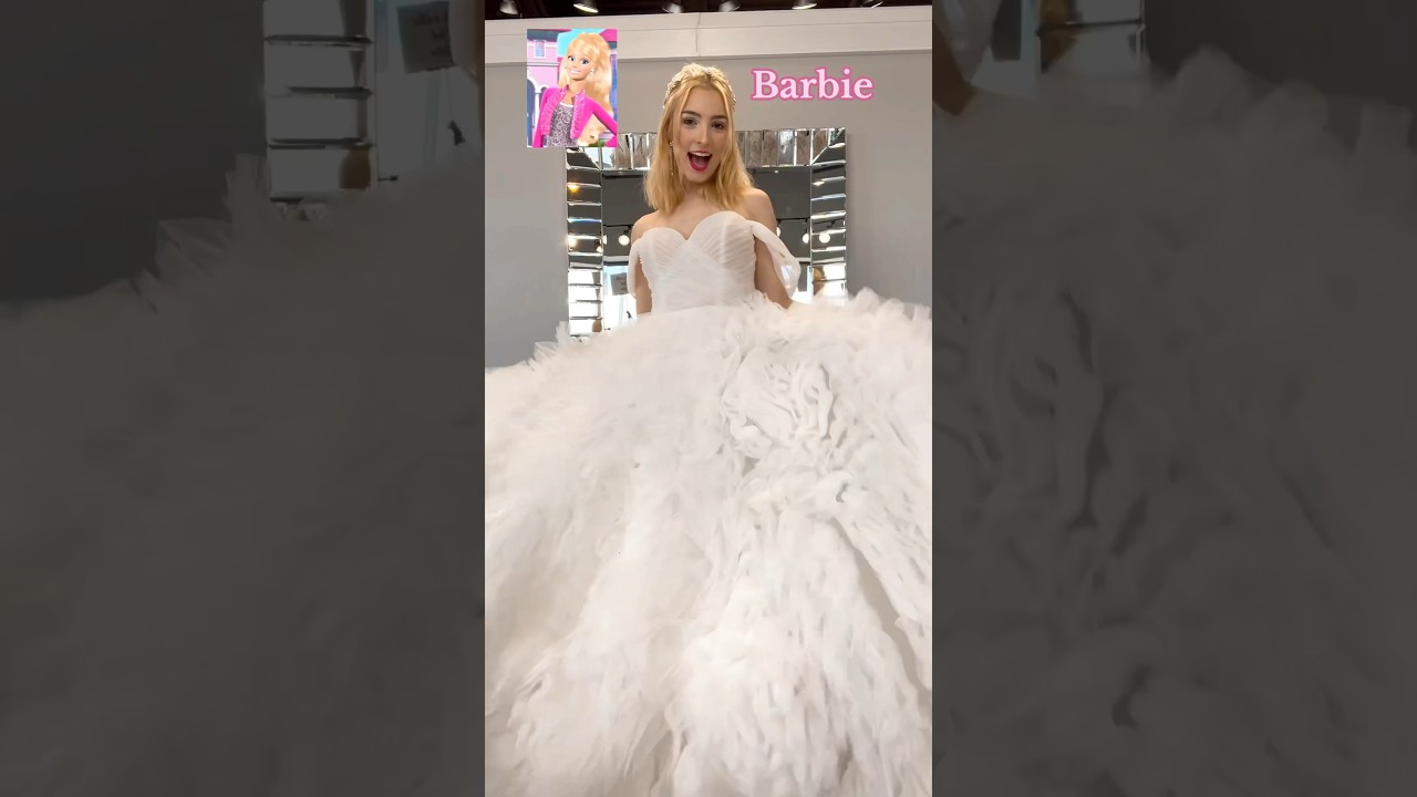 Wedding dresses inspired by Barbie Life in the Dreamhouse💗🌸🎀 