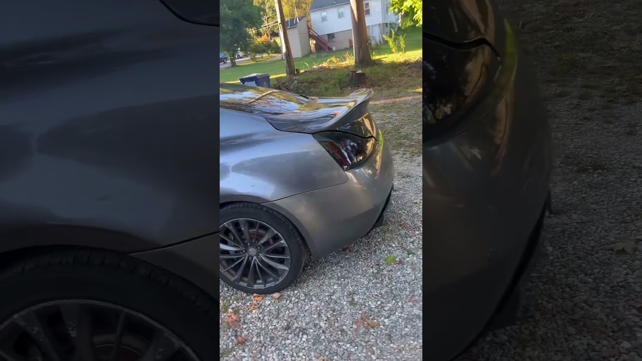 Infiniti g37 coupe carbon trunk and diffuser