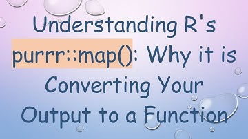 Understanding R