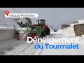 Dneigement du col du tourmalet par les agents du dpartement