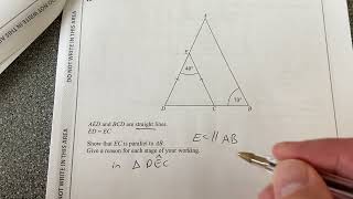 Maths GCSE foundation paper 1 2025 Q7-19