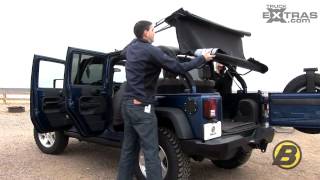 How to use your soft top on a Jeep Wrangler JK (2007-present Jeep Wranglers)