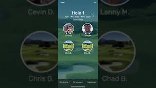 EZ Golf League Mobile App Video screenshot 1