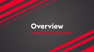 Program Backlog Board Overview - piplanning app (Lesson #9)