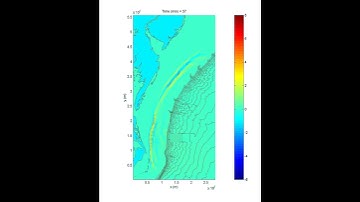 Currituck slide tsunami simulation offshore animation 2HD