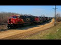 Cn 3264 & 2507 & 8914 freight train #cn #railway #train #railfaning
