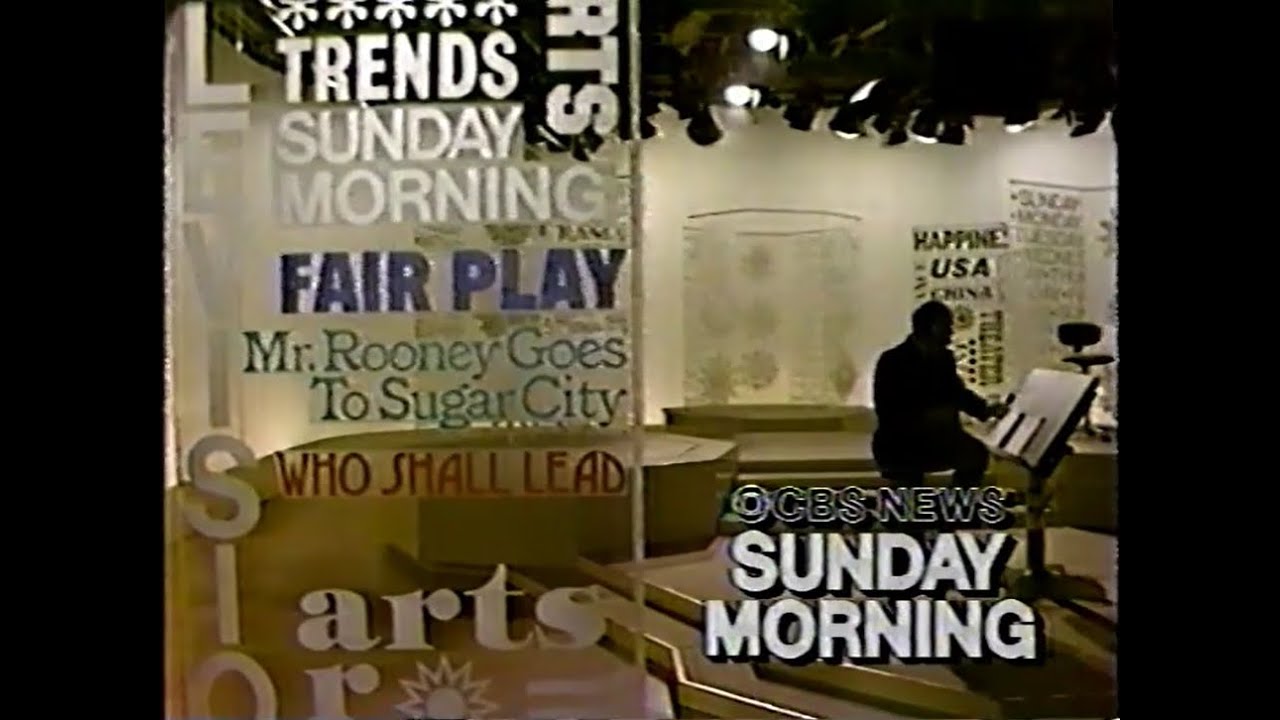 CBS Sunday Morning (April 26, 1987) YouTube