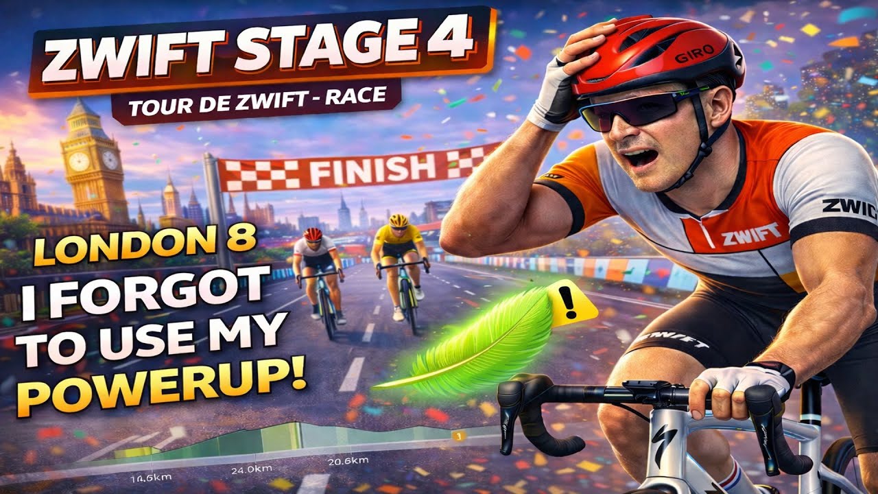 Stage 4 Tour de Zwift London  Box Hill