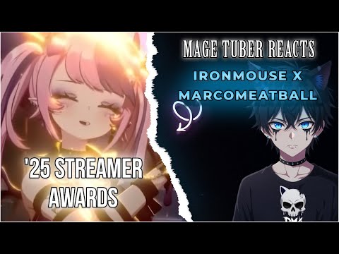 Ironmouse x MarcoMeatBall Were Amazing!! (Streamer Awards 2025!) | MageTuber Reacts