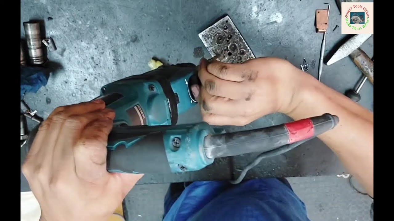 Remove broken Drill bit Stuck into tool holder Complete / Makita Rotary