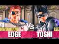 T8 - EDGE (#1 Ranked Hwoarang) vs TOSHITOSHI (Lee) | Tekken 8 High Level Gameplay