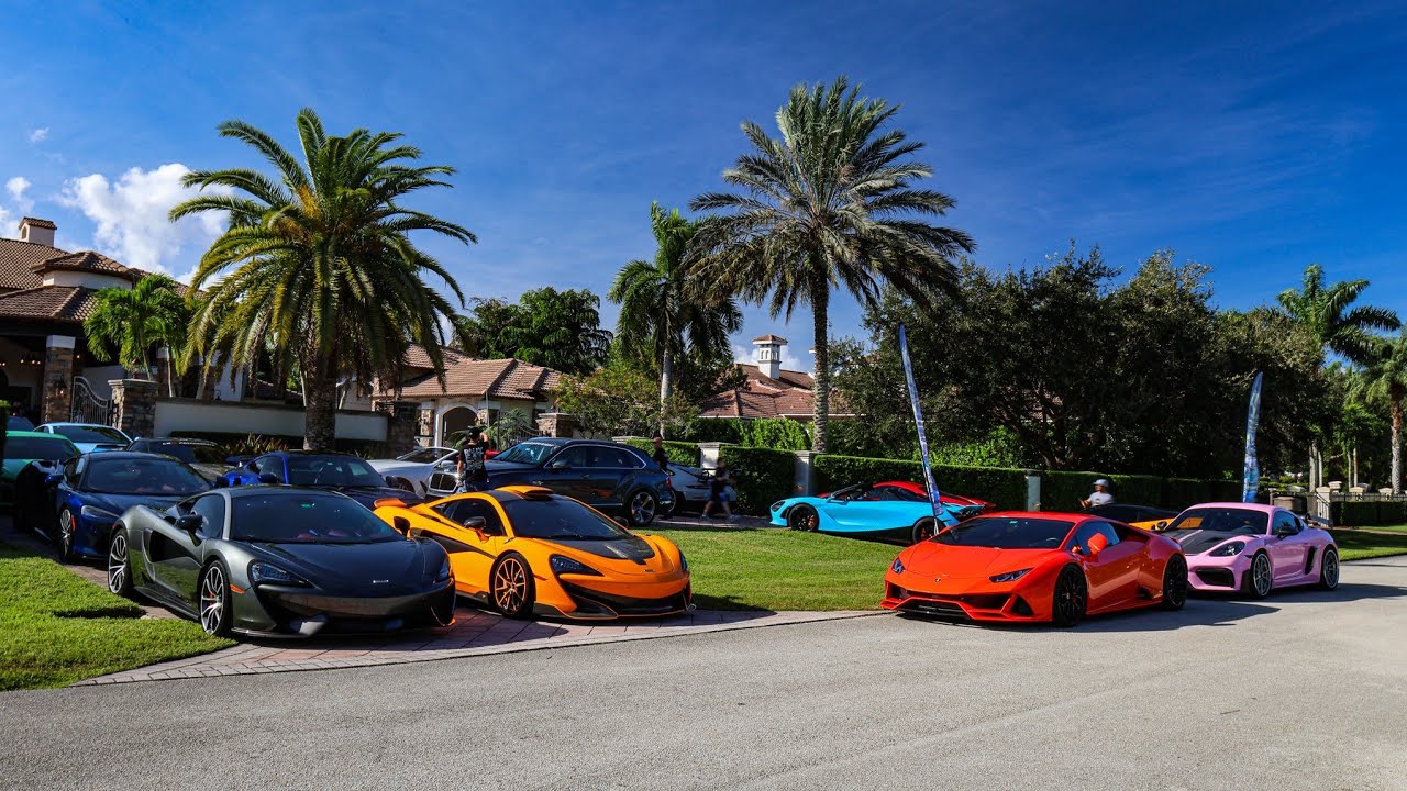 Supercars Rally to Supercar Saturday Florida! - YouTube