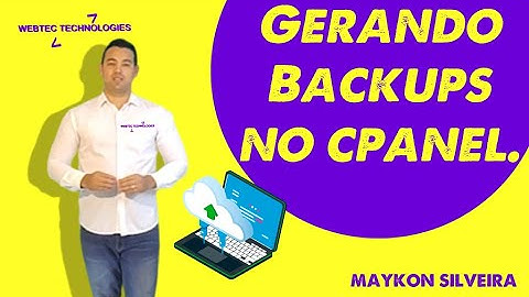 Fazendo backup do meu site no cpanel ou whm - Maykon Silveira