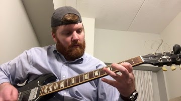Technical Midwest Math Rock riff on Gibson SG Standard