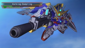 SD Gundam G Generation Overworld - Wing Gundam All Ver. Attacks