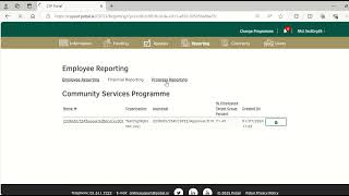 Getting to the Progress Reporting section