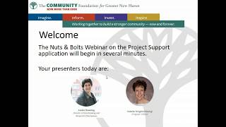 2019 Webinar: The Nuts & Bolts on Responsive Grant Applications