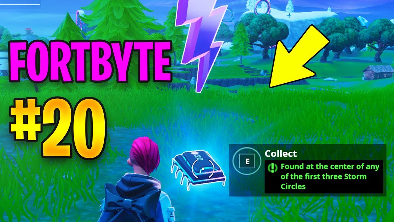 FortByte #20 Found at the center of any of the first three Storm Circles LOCATION