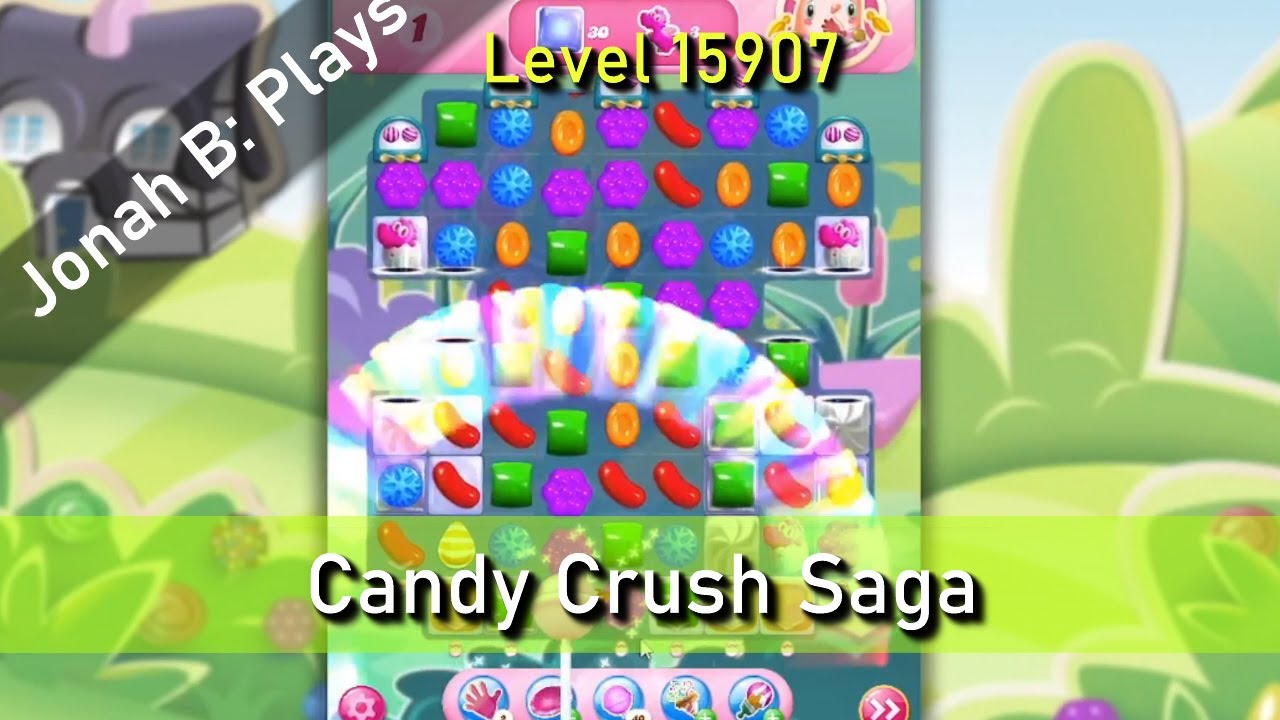 Candy Crush Saga Level 15907 - YouTube