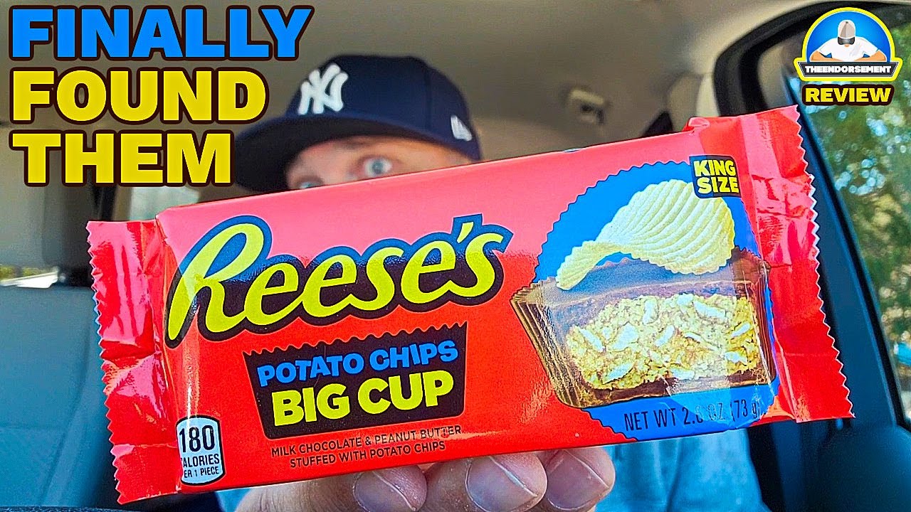 Reese's® Potato Chips BIG CUP Review! 🥜🧈🍫🥔 theendorsement YouTube
