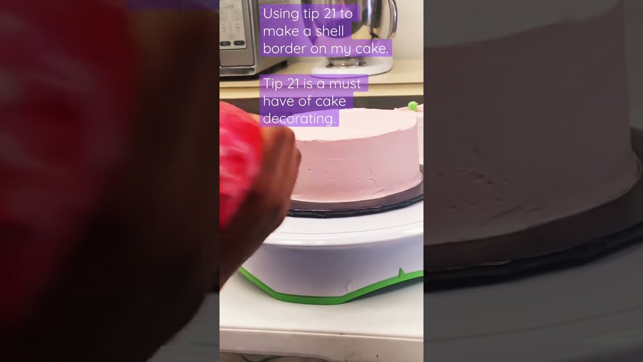 How to use tip 21.  A must have tool in cake decorating!