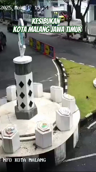 Aesthetic view in Malang city, East Java during the day