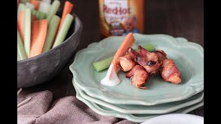 Low Carb Bacon Wrapped Buffalo Chicken Bites