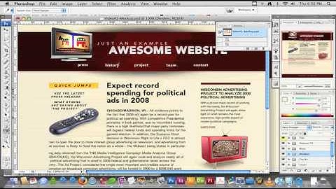 #1: Converting a Photoshop Mockup (part 1 of 3)