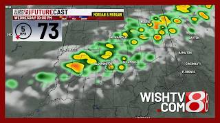 Chance of strong evening storms Wednesday, drier and warmer days ahead