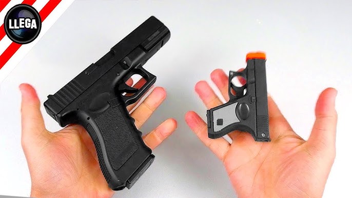 Pistola Glock Realista Expulsor De Casquillo Juguete