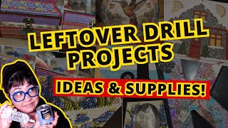 13 AWESOME & unique projects to do with leftover diamond painting drills | Ideas & supplies needed