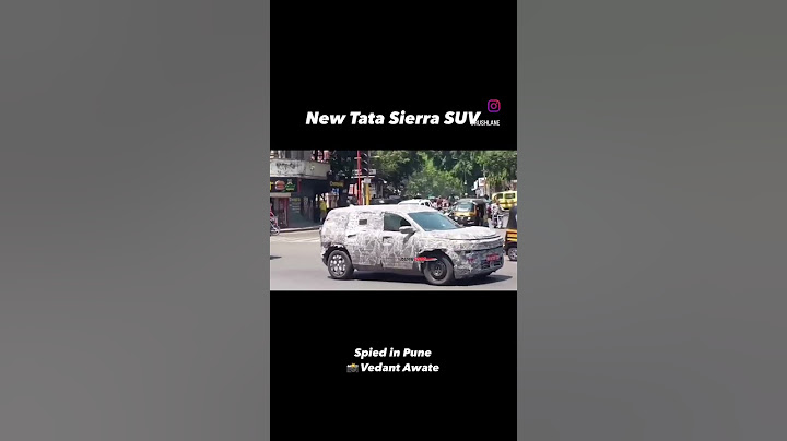 New Tata Sierra SUV in Pune