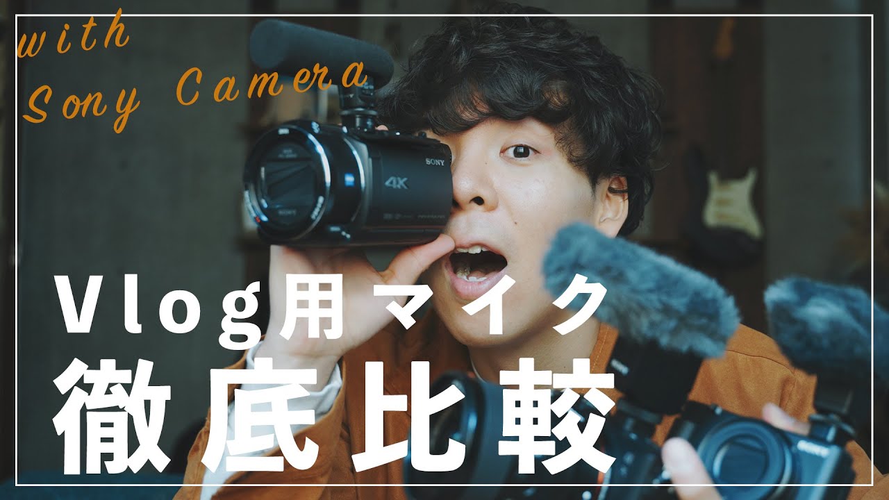 ソニーLCS−CMB Vlog With Sony: Camera and Microphone Combination Comparison by