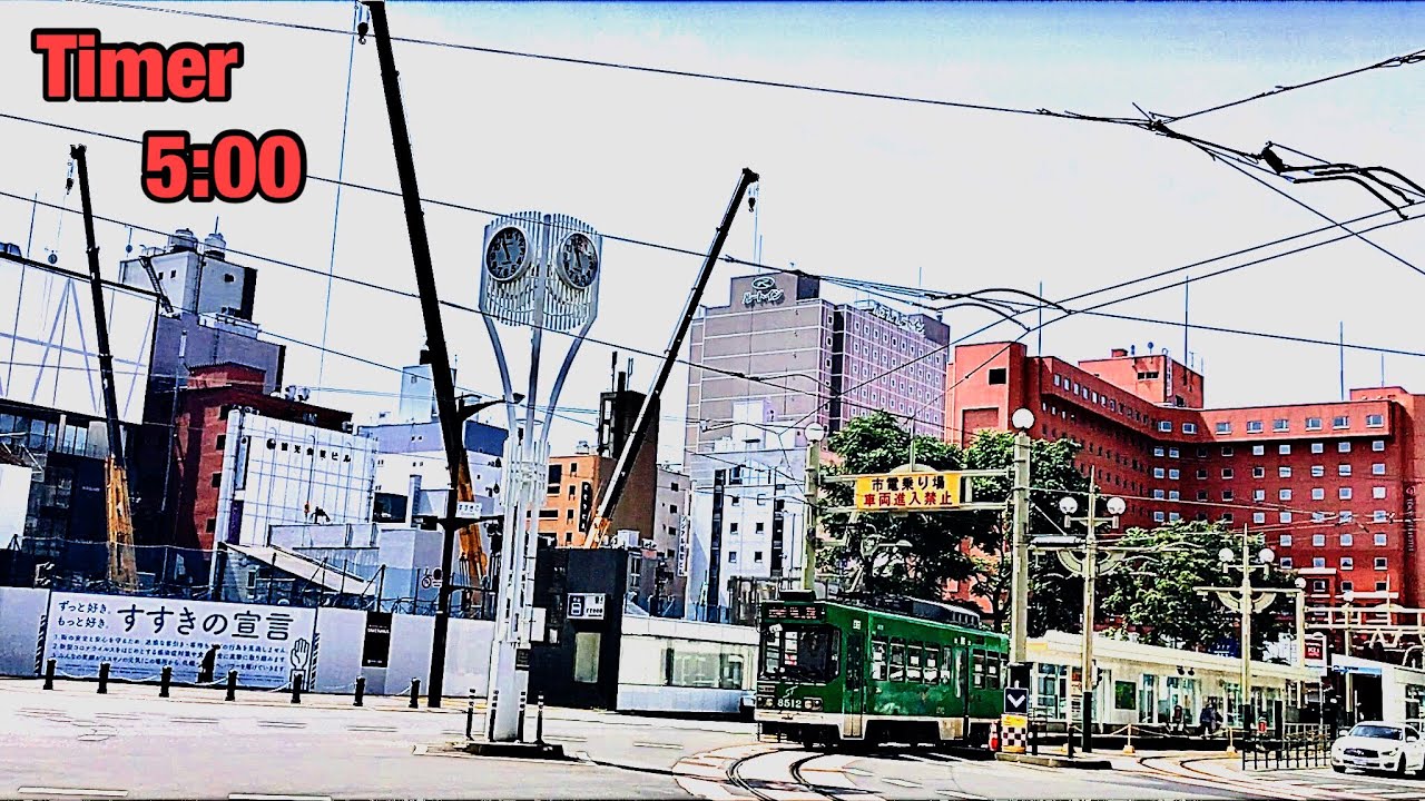 Timer 5 Minutes Redevelopment Sapporo South 4 West 4 Around The Site Of Susukino Lafiler August Youtube