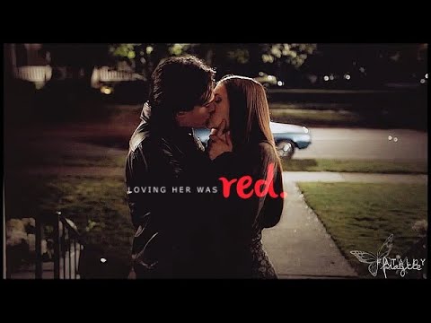 🔥 damon&elena | loving her was red.