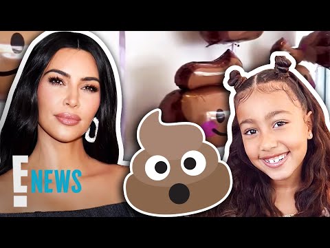 Kim Kardashian Throws POOP Emoji Themed Birthday Party for North West | E! News