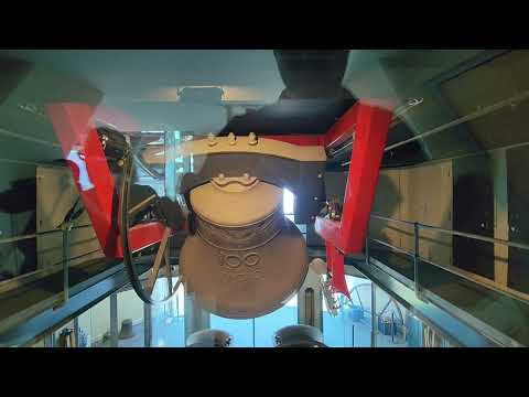 Ringing The Anzac Bell At The Bell Tower In Perth WA