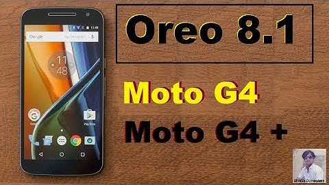 How to Update Android Oreo 8.1 In Moto G4 And Moto G4 Plus (AOSP Pure Android Stock Rom)